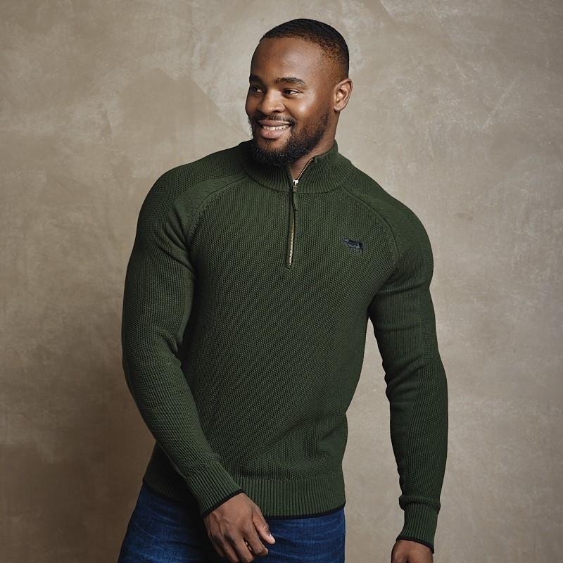 Devils Peak Quarter Zip Pullover - Fatigue