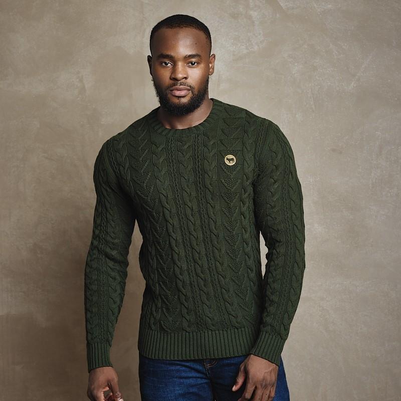Bakoven Cable Pullover - Fatigue