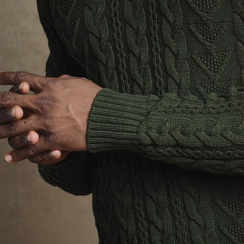 Bakoven Cable Pullover - Fatigue