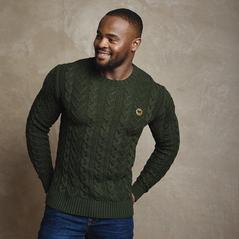 Bakoven Cable Pullover - Fatigue