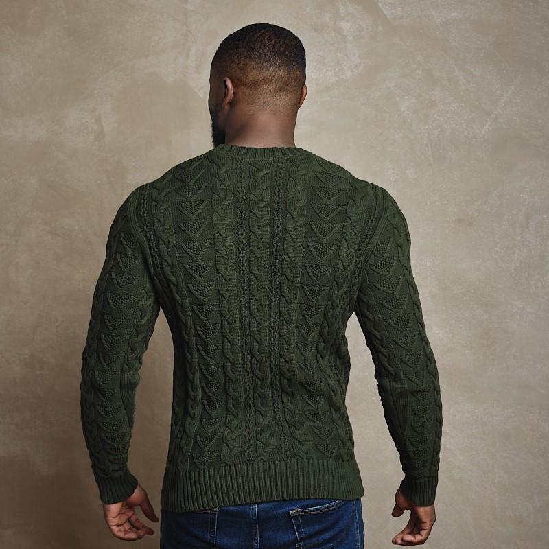 Bakoven Cable Pullover - Fatigue