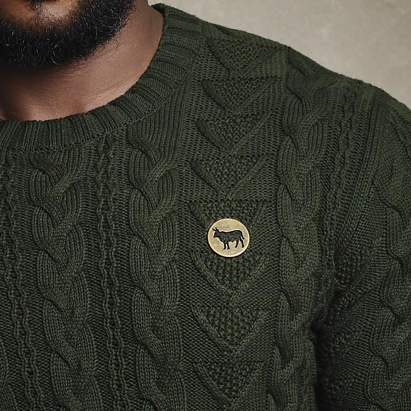 Bakoven Cable Pullover - Fatigue