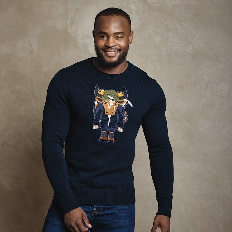 Nguni Hiker Collectable Pullover - Midnight