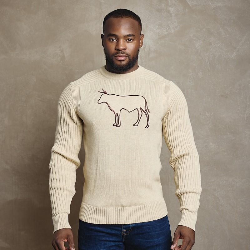Bold Nguni Knit - Pangolin