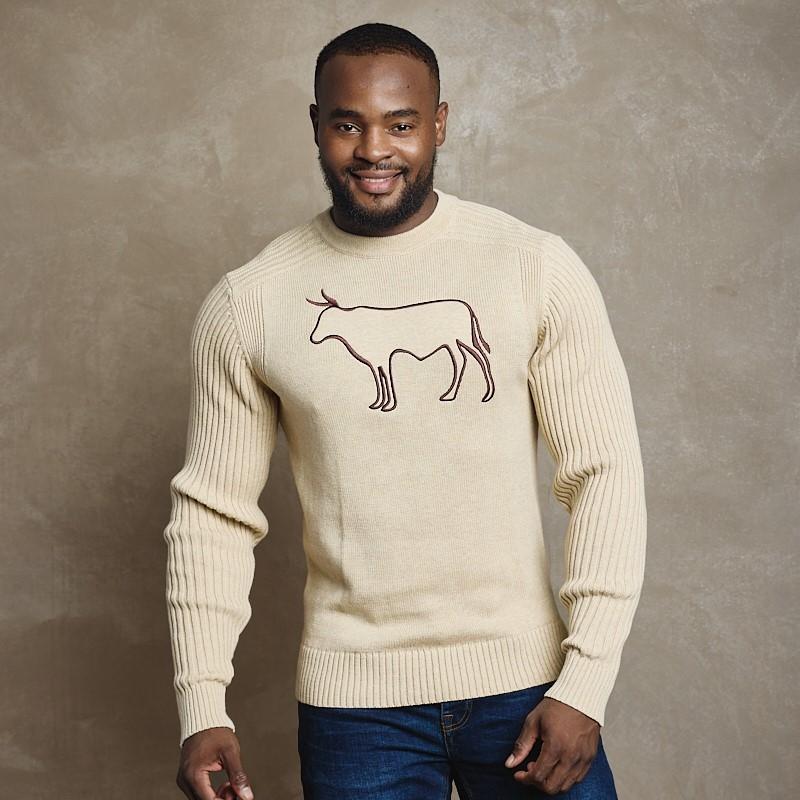 Bold Nguni Knit - Pangolin