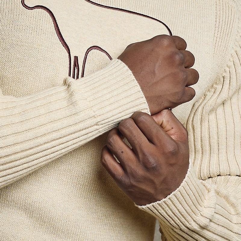 Bold Nguni Knit - Pangolin