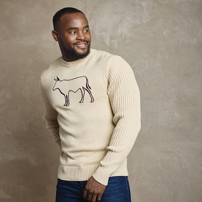 Bold Nguni Knit - Pangolin