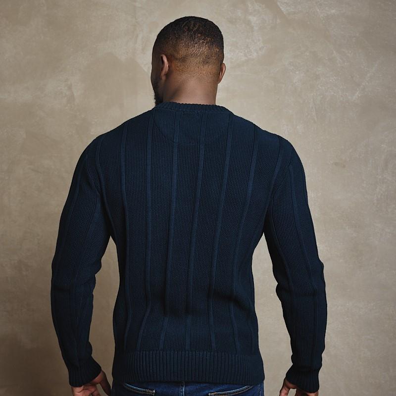 Crew Crossover Styled Up Pullover - Midnight