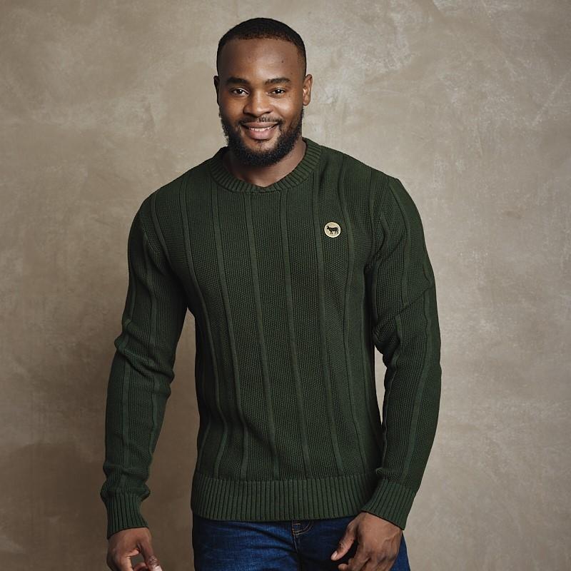 Crew Crossover Styled Up Pullover - Fatigue