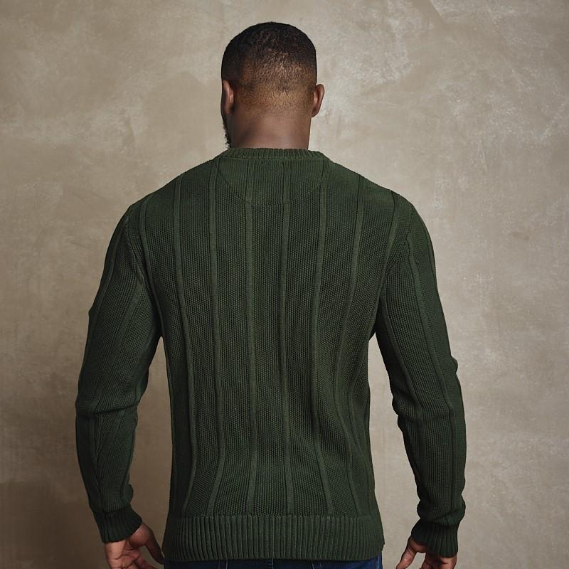 Crew Crossover Styled Up Pullover - Fatigue