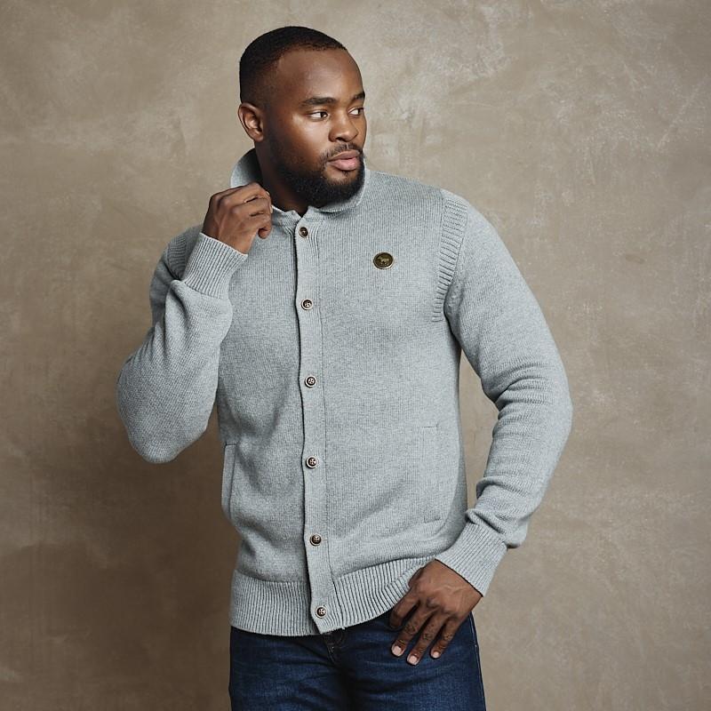 Chapmans Collar Cardi - Vervet