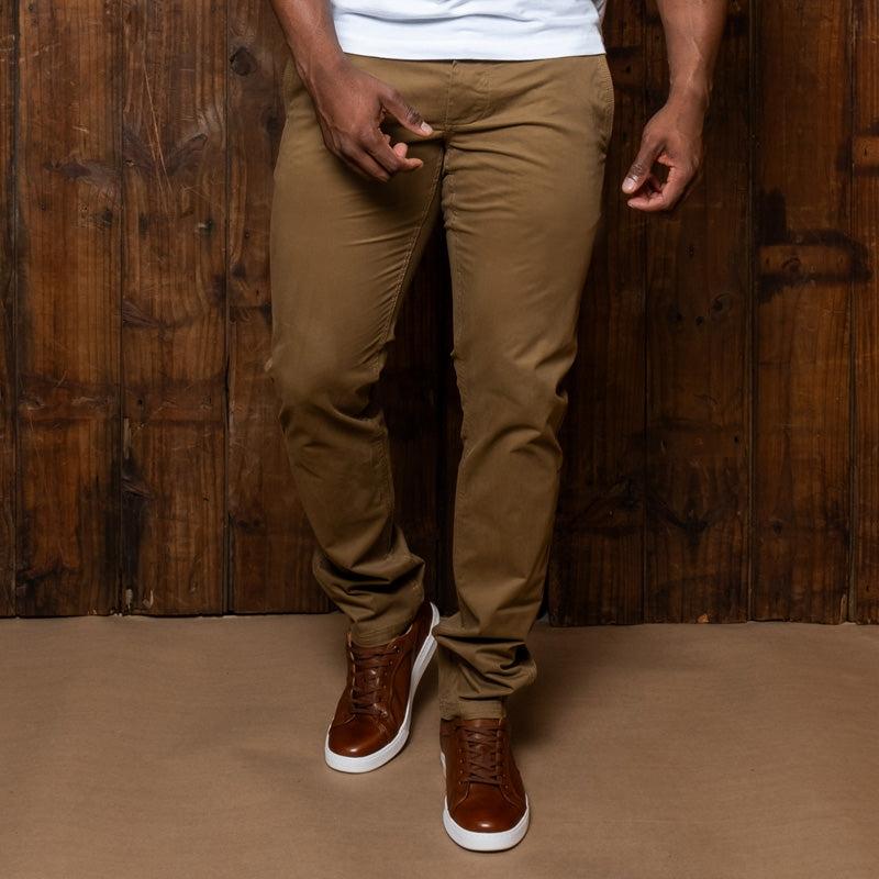Londo Chino Trouser - Olive - Kingsley Heath