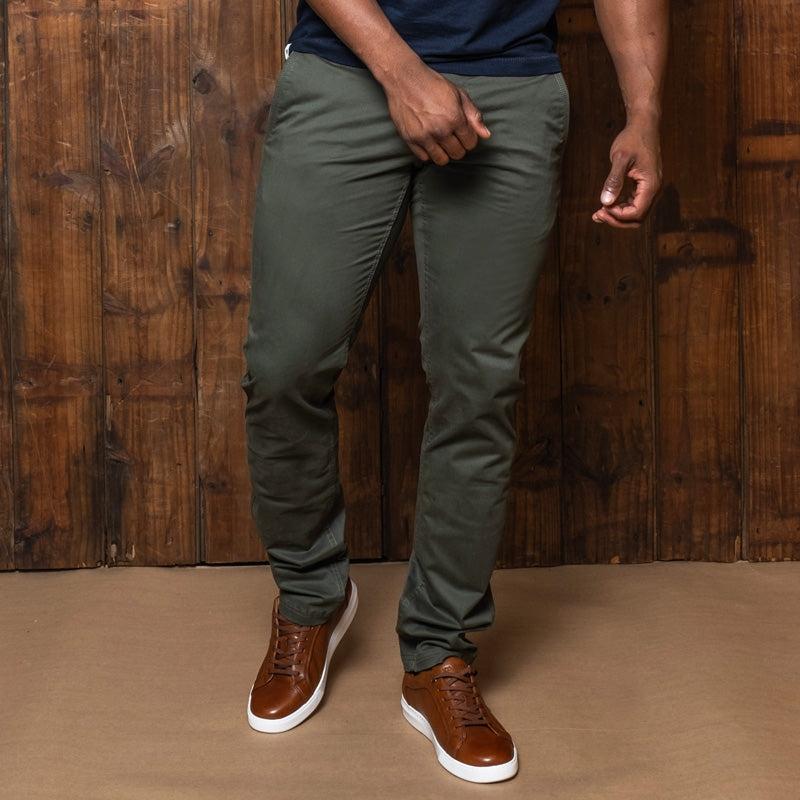 Londo Chino Trouser 24-25 - Fatigue - Kingsley Heath