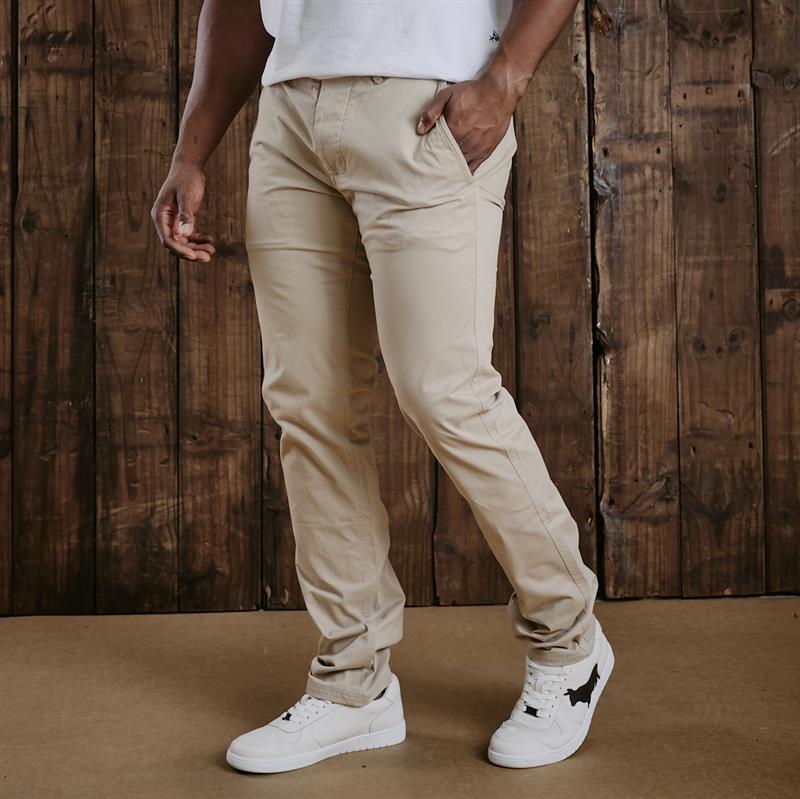 Londo Chino Trouser - Stone