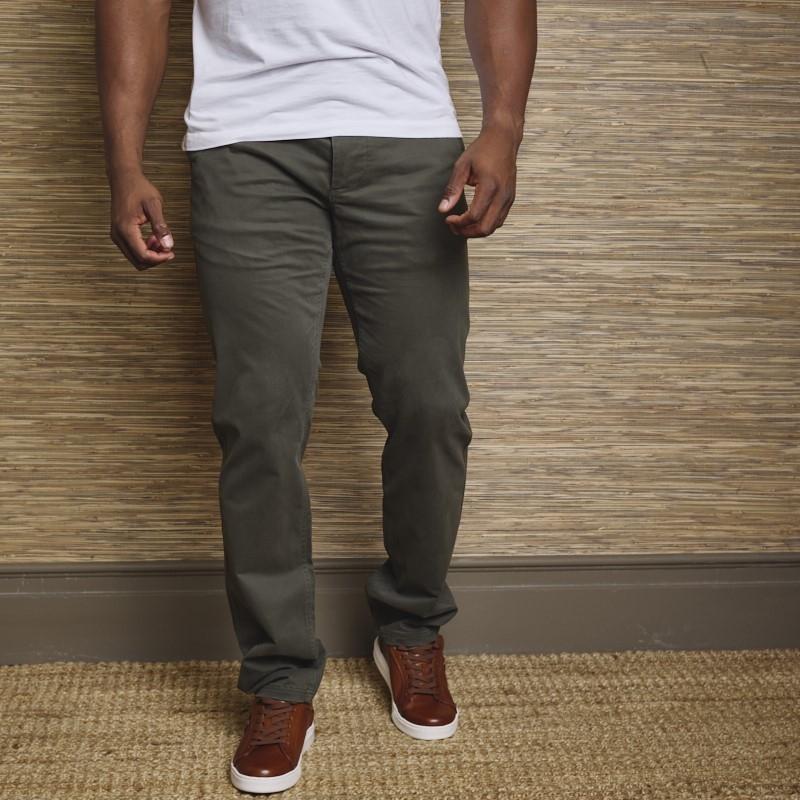 Londo Slim Fit Chino - Fatigue