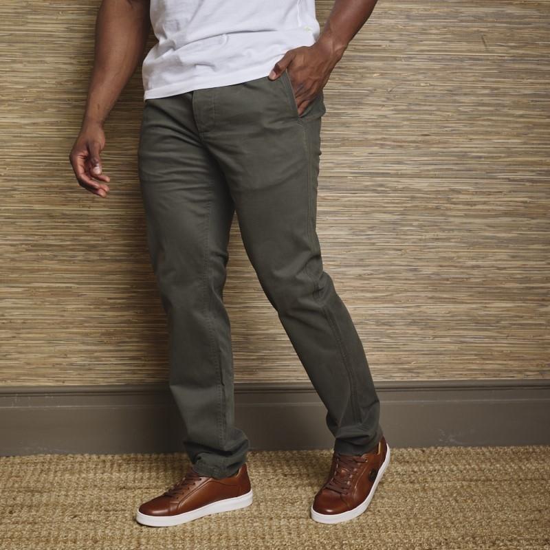 Londo Slim Fit Chino - Fatigue