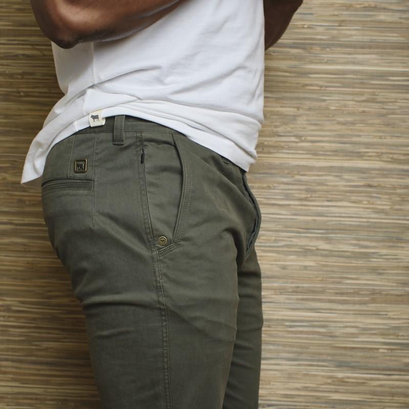 Londo Slim Fit Chino - Fatigue