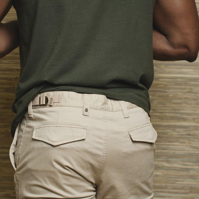 Pioneer Slim Cargo Pants - Stone