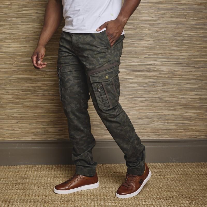 Pioneer Slim Cargo Pants - Camo