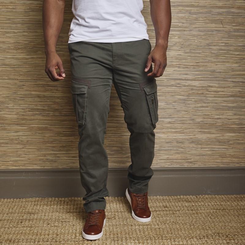 Pioneer Slim Cargo Pants - Fatigue