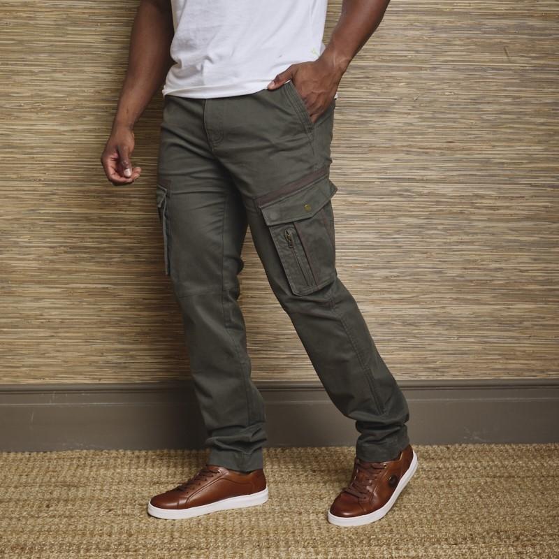 Pioneer Slim Cargo Pants - Fatigue