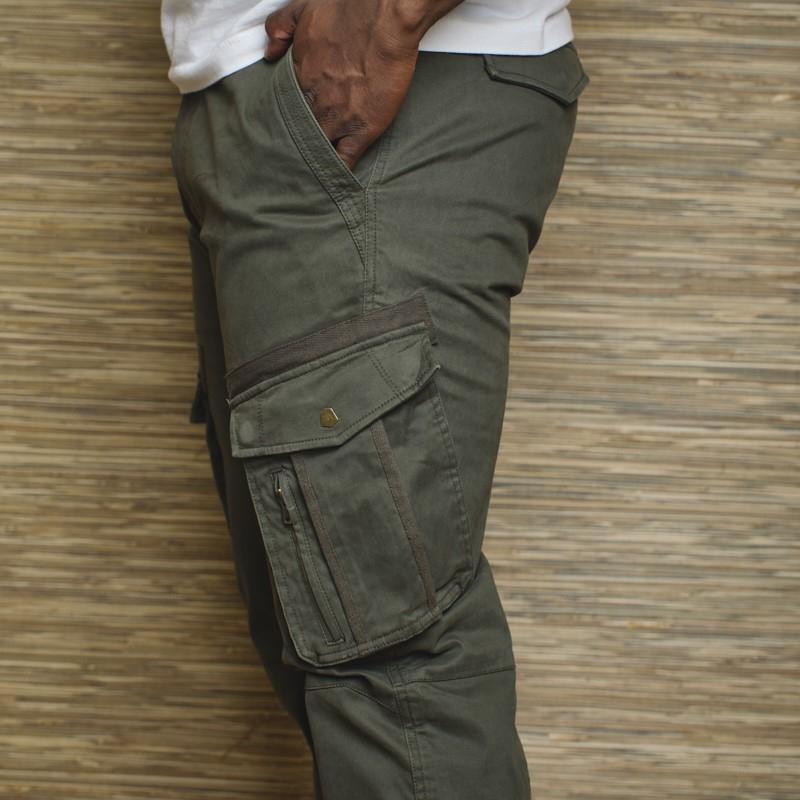 Pioneer Slim Cargo Pants - Fatigue