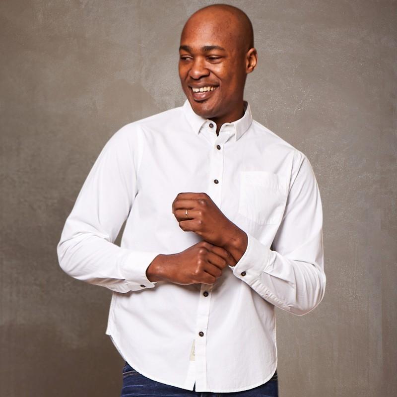 Kingsley Heath Timeless Muscle Fit Shirt - Pelican