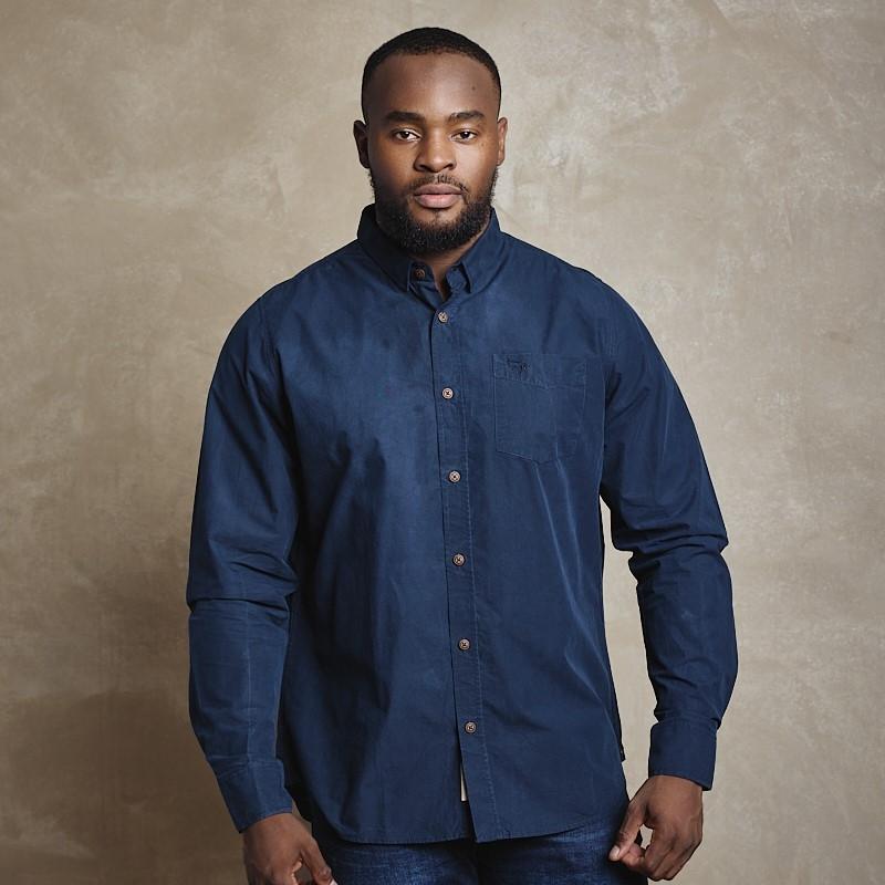 Kingsley Heath Timeless Muscle Fit Shirt - Midnight