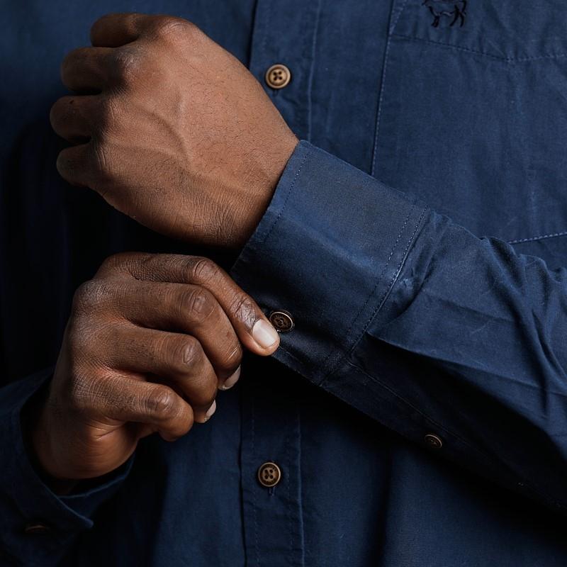 Kingsley Heath Timeless Muscle Fit Shirt - Midnight