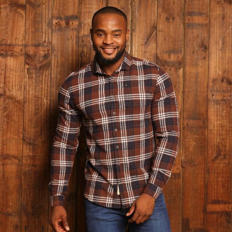 Kingsley Lake Lyndhurst Flannel Slim Fit Shirt - Sable
