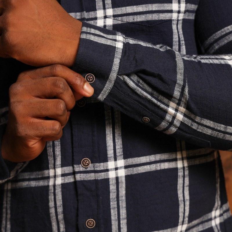 Dargle Flannel Sf Shirt - Midnight