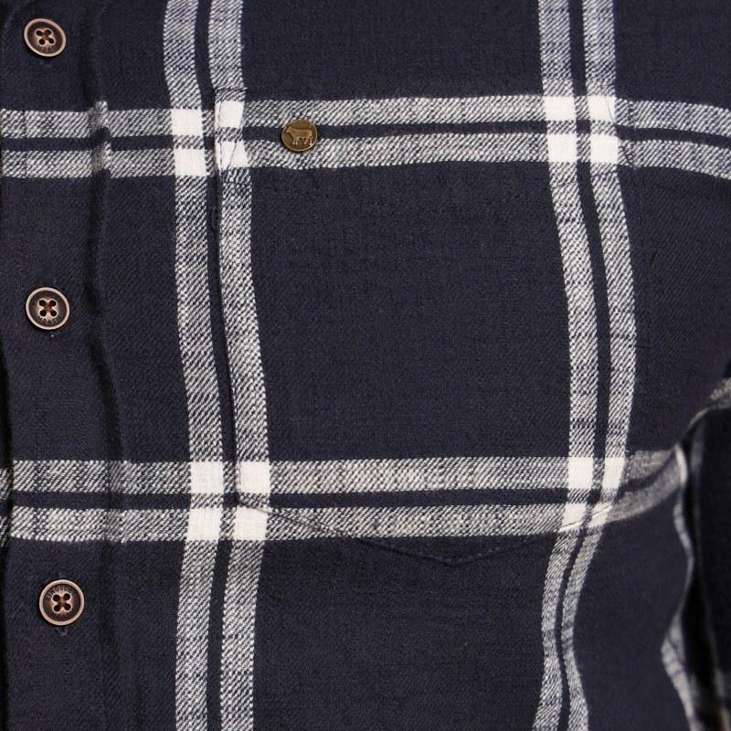 Dargle Flannel Sf Shirt - Midnight