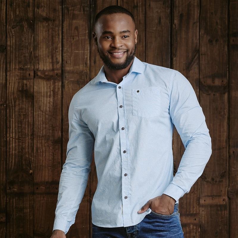 Kingsley Aloe Luxe Slim Fit Shirt - Pelican
