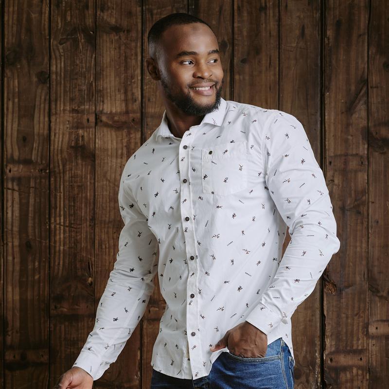 Kingsley Heath Rugby League Slim Fit Shirt - Pelican