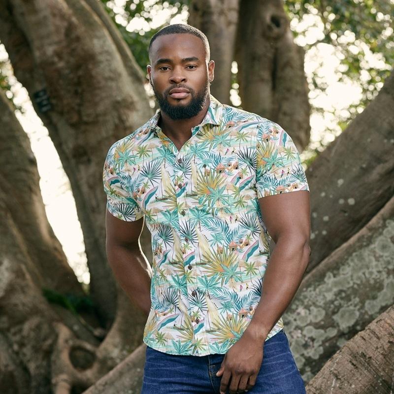 Kingsley Mozam Beach Short Sleeve Shirt  - Pelican