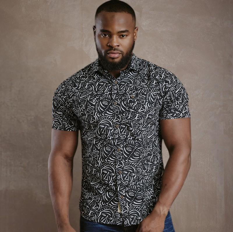 Kingsley Masks Short Sleeve Shirt  - Mamba