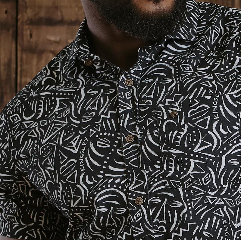 Kingsley Masks Short Sleeve Shirt  - Mamba