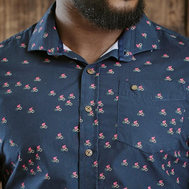 Kingsley Suikerbossie Climb Slim Fit Shirt - Midnight