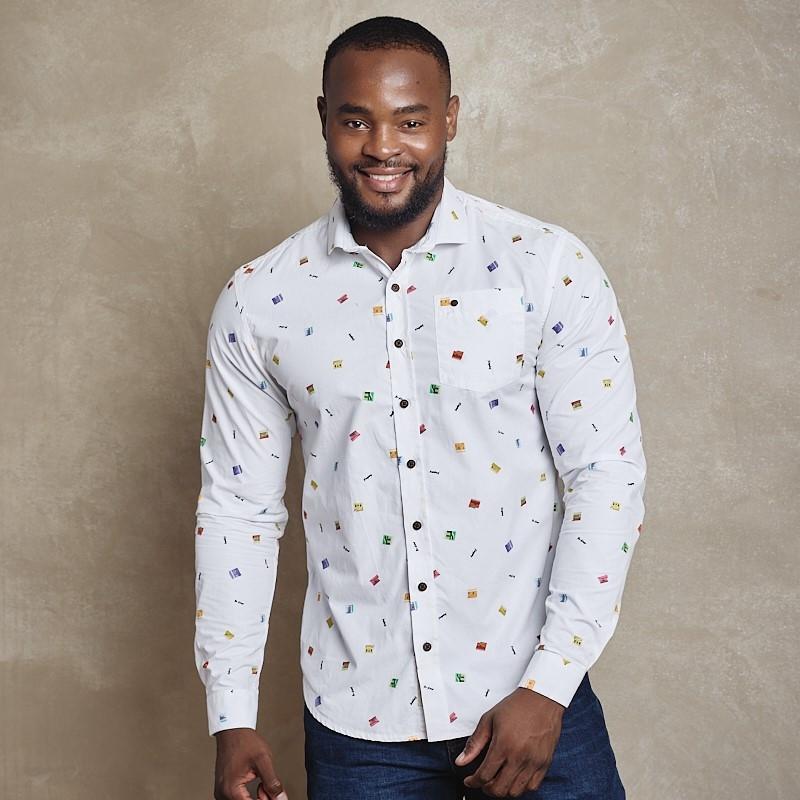 Bo Kaap Slim Fit Shirt - Pelican