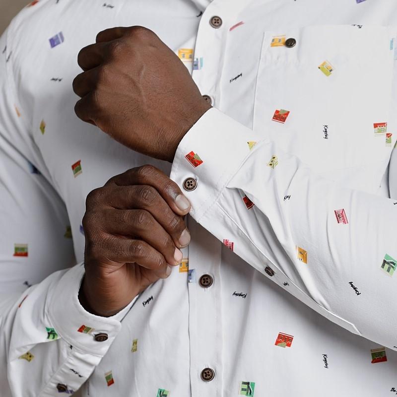 Bo Kaap Slim Fit Shirt - Pelican