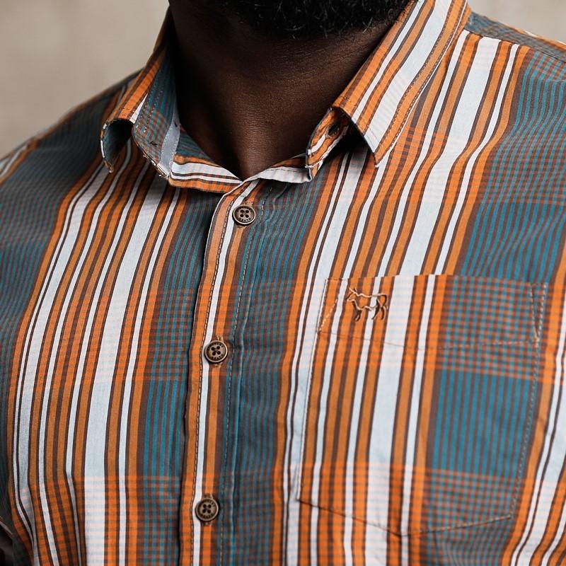 神*谷様 SOUTHWICK OXFORD BD SHIRT サイズ16 アメリ Tiffney's Muscle Fit Shirt - Teal - Kingsley Heath