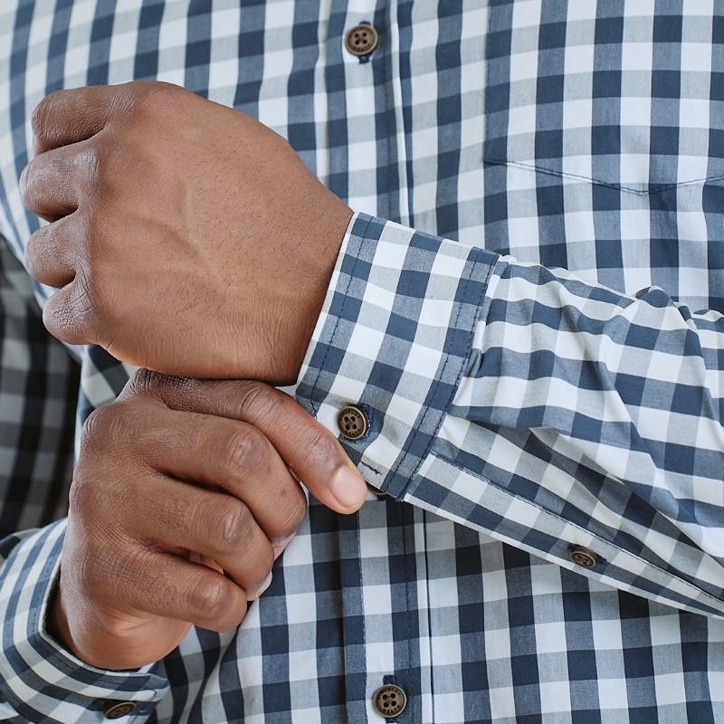 Kingsley Clarence Escape Slim Fit Shirt - Midnight