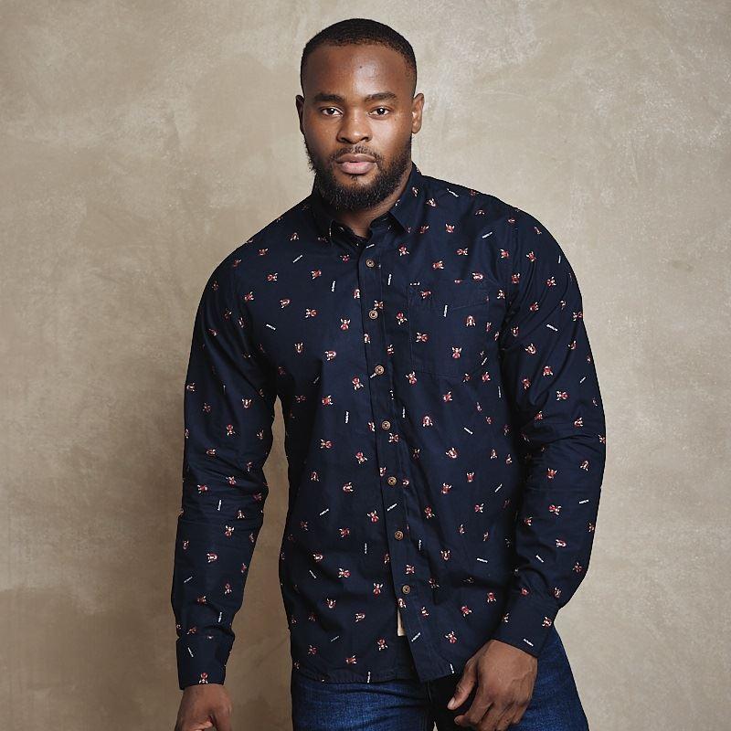 Boxer Collectable Muscle Fit Shirt - Midnight