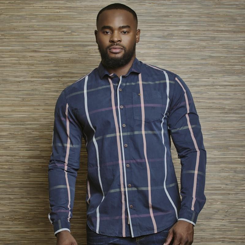 Boulders Slim Fit Shirt - Midnight