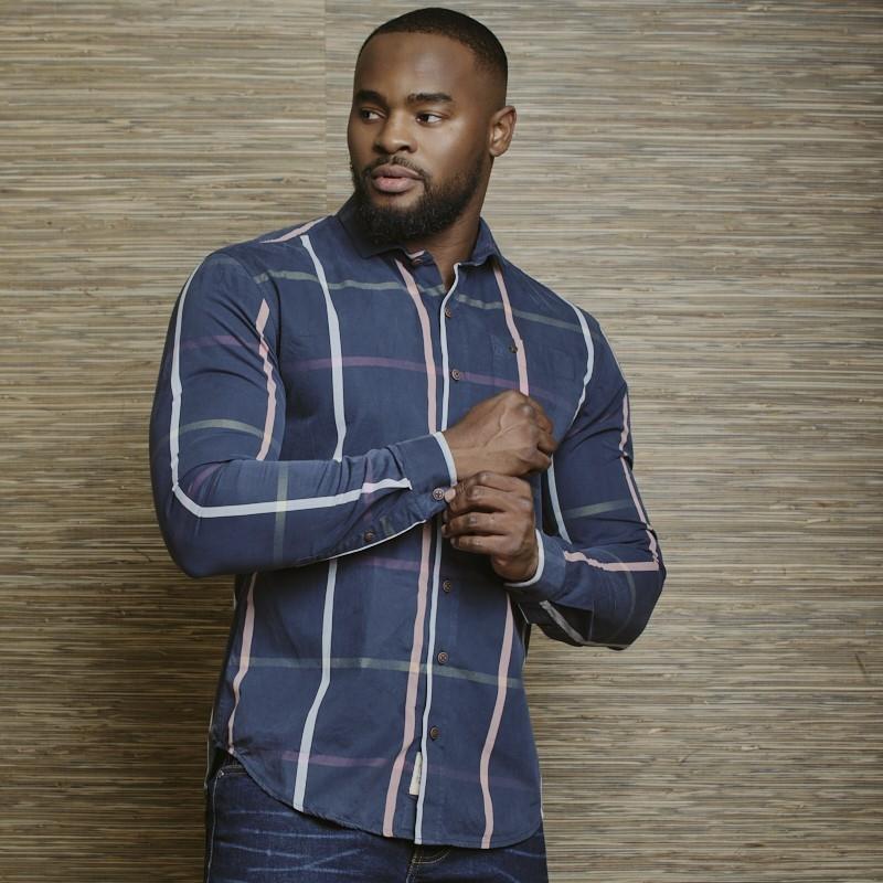 Boulders Slim Fit Shirt - Midnight