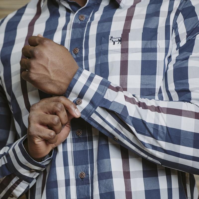 Long Beach Muscle Fit Shirt - Pelican
