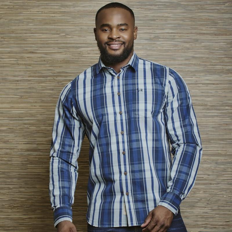 Mnemba Island YD Muscle Fit LS Shirt - Marine