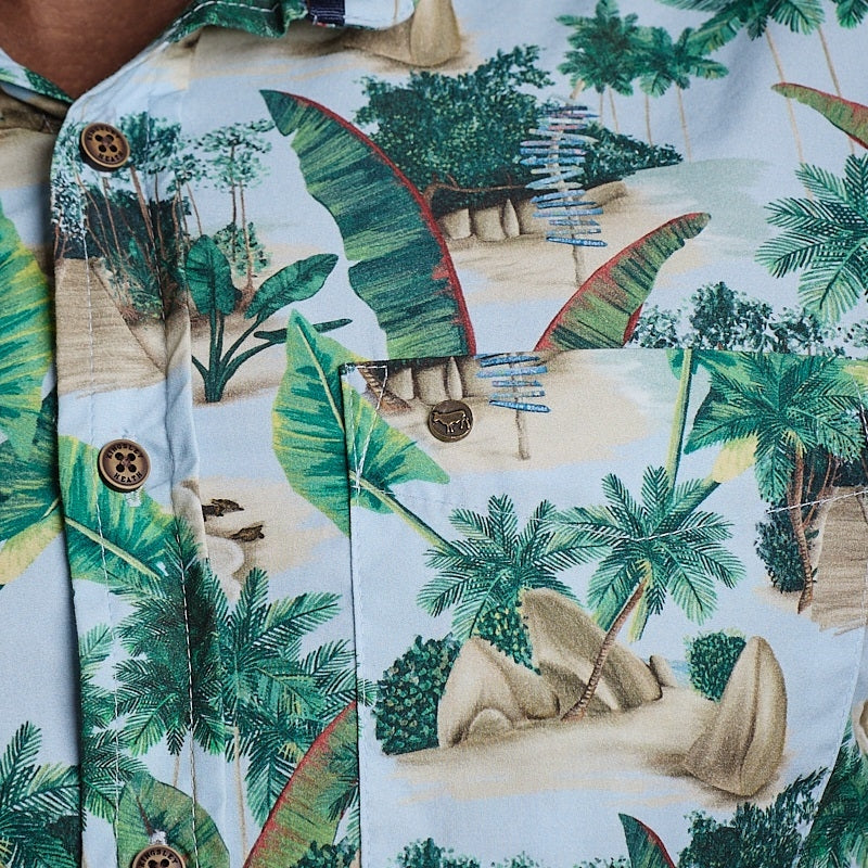 Seychelles Adventure Slim Fit SS Shirt - Sky