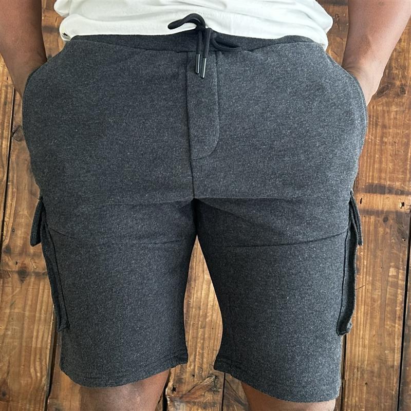 Kingsley Cargo Fleece Short - Gravel