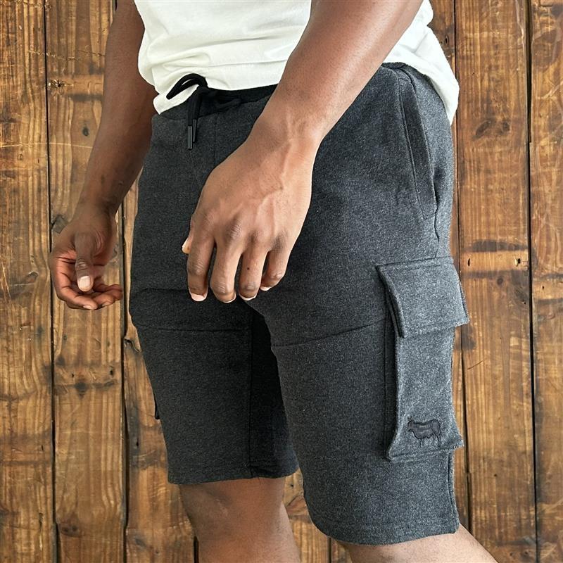 Kingsley Cargo Fleece Short - Gravel